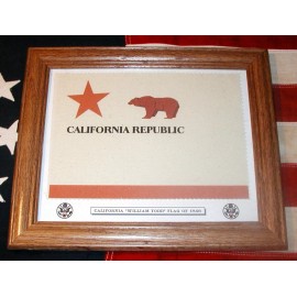 California Bear Flag of William Todd,  California State Flag of 1846