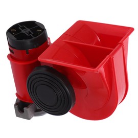 Mobestech 12v Loud Train Horn for Trucks Electric Snail Horn Easy Installation and Sound for Pickup and Motorcycle Use