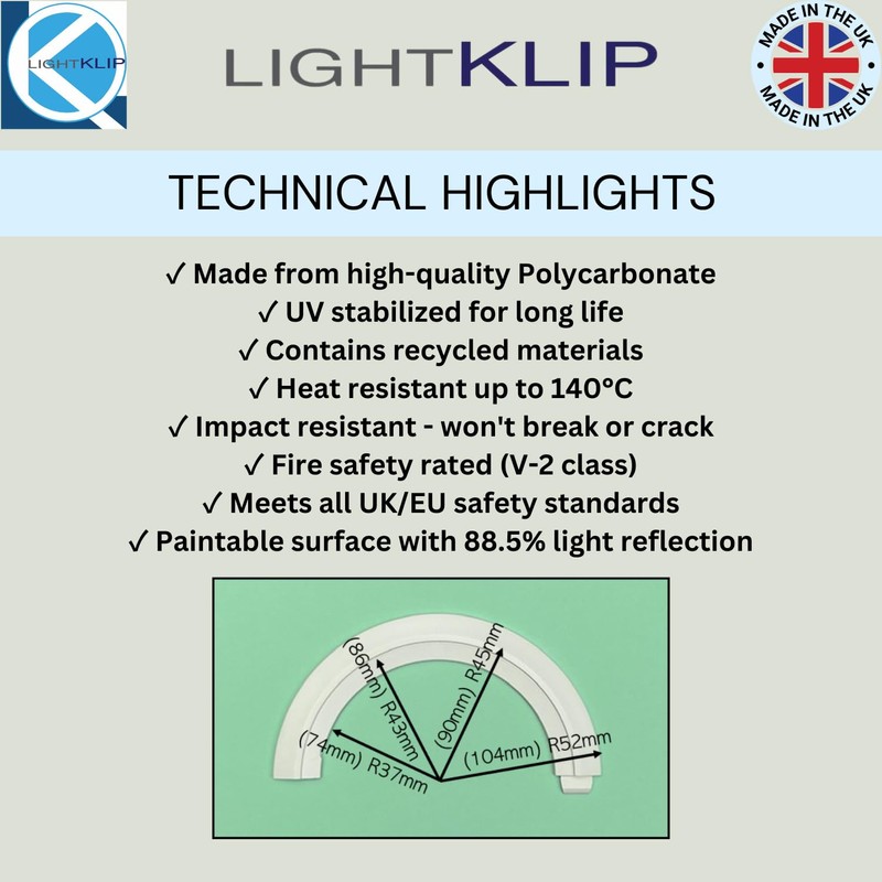 Lightklip - 1 Light Pack - Easy Fix for Damaged