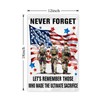 Never Forget 911 Garden Flags Veteran Day Commemoration Day Outdoor