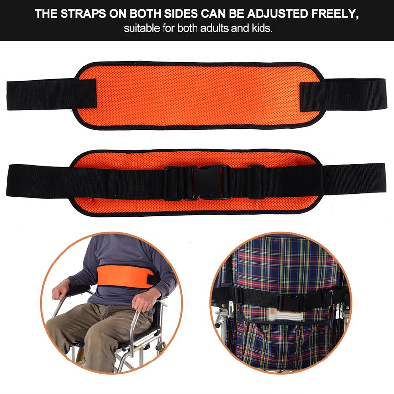 Adjustable Mesh Safety Belt Strap Breathable Seat Belt for Wheelchair