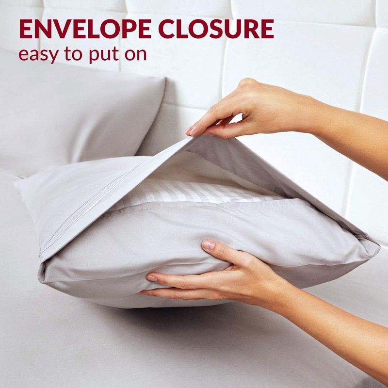 Mellanni Pillow Cases - Luxury, Extra Soft, Cooling Pillow Covers