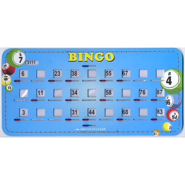 1-90 Bingo Shutter Card Shutter boards Tombola Card Reuseable Bingo