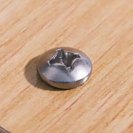 Glvaner #4 x 1/2" (200 pcs) Pan Head Self Tapping Screws, 18/8 Stainless Steel 304, Phillips Pan Head Sheet Metal Screws, Pan Head Wood Screws, No.2.9mm Thread Size