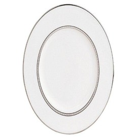 Lenox Murray Hill 9" Accent Plate, 1.16 LB, white and platinum