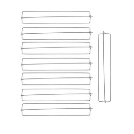 uvbws 8Pack Grilled Chicken Wing Rack, Stainless Steel Clamp Wing Rack for Roasting Chicken, Beef, Fish, and Barbecue Chicken Wings, Used for Outdoor Barbecue and Picnicking