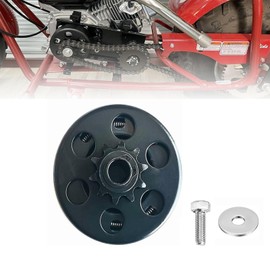 CT200U Clutch 16mm Bore 10 Tooth 10T 40 41 420 Chain Compatible with Coleman CT200U BT200X, CT200U-EX, CT200U-EXR, CT200U Trail 196CC KT196 Go Kart 6.5 hp Engine (Not fit 3/4" Bore Shaft)