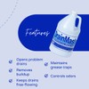 DrainMaster Commercial Drain and Grease Trap Cleaner/Concentrated Enzyme Drain Cleaner/Organic