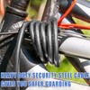 VIVBOO 1/2Inch Heavy-Duty Security Cable Lock with Loops 4FT/6FT/8FT/10FT Bike