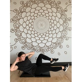 Ab Mat with Tailbone Protector - Ab Mats for Sit Ups - Ab Workout Mat - Full Range of Motion Ab Trainer