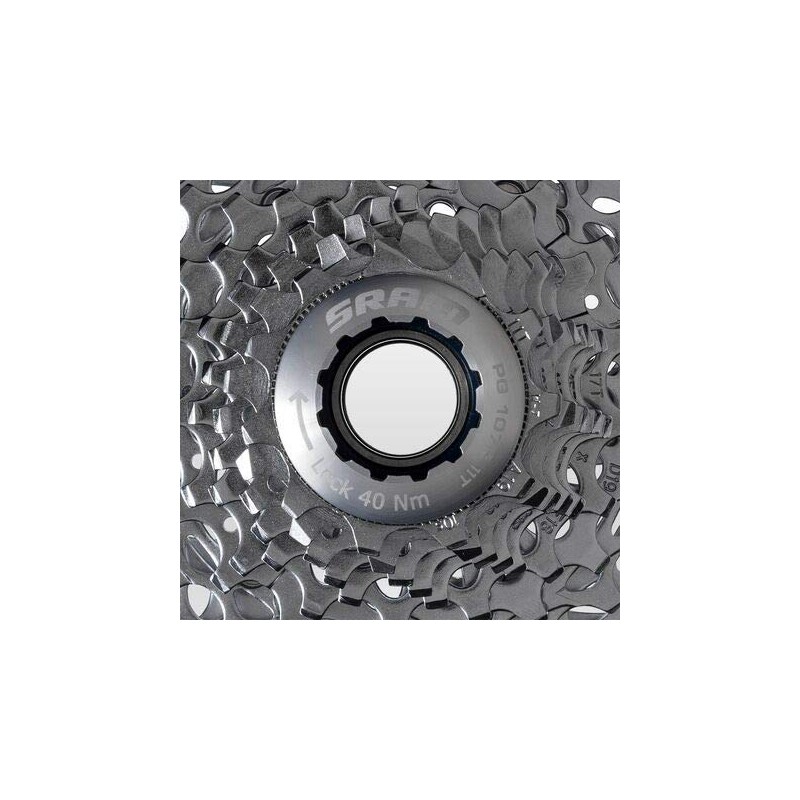 SRAM PG1070 10 Speed Cassette, Silver, 12-28