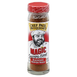 Chef Paul Prudhomme's Black Redfish Seasoning 2.0 OZ (Pack of 3)