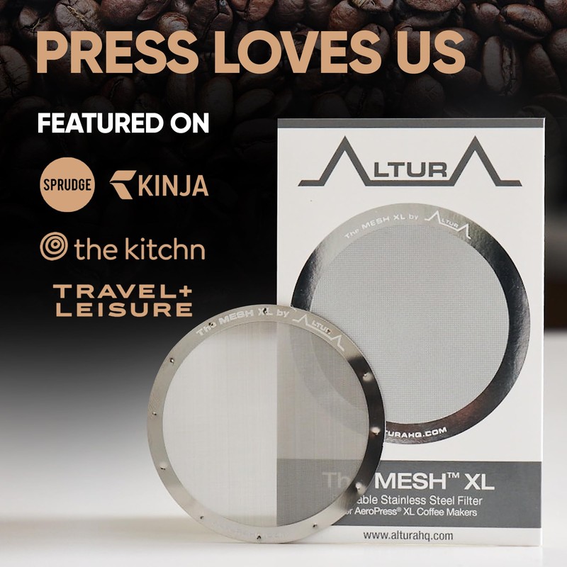 ALTURA The MESH XL Stainless Steel Filter for AeroPress Coffee