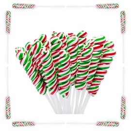 Twisty Lollipop, Rainbow Twist Lollipops Individually Wrapped Bulk, Kid's Lollipops Candy for Birthday, Cherry 30 Pack