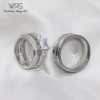 Two Rings His Hers Wedding Ring Sets Couples Matching Rings