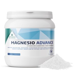 Magnesio Advance – Integratore in Polvere con Magnesio Bisglicinato e Citrato ad Alta Assorbibilità – Per Stanchezza, Affaticamento e Recupero Muscolare – Barattolo da 300 g