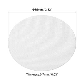 PATIKIL 85mm/3.32" Aluminum Foil Cap Liner, 150Pcs Resistant Tamper Induction Heat Sealer Sealing Liners for Glass Bottle Jar Lid