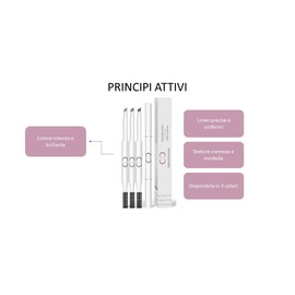 Dermatrophine Pro – Perfekte Augenbrauen hell | Augenbrauen-Make-Up | klarer Augenbrauenstift mit intensivem und brillantem Farbeffekt | Augenkontur | Eyeliner für ein natürliches Make-up