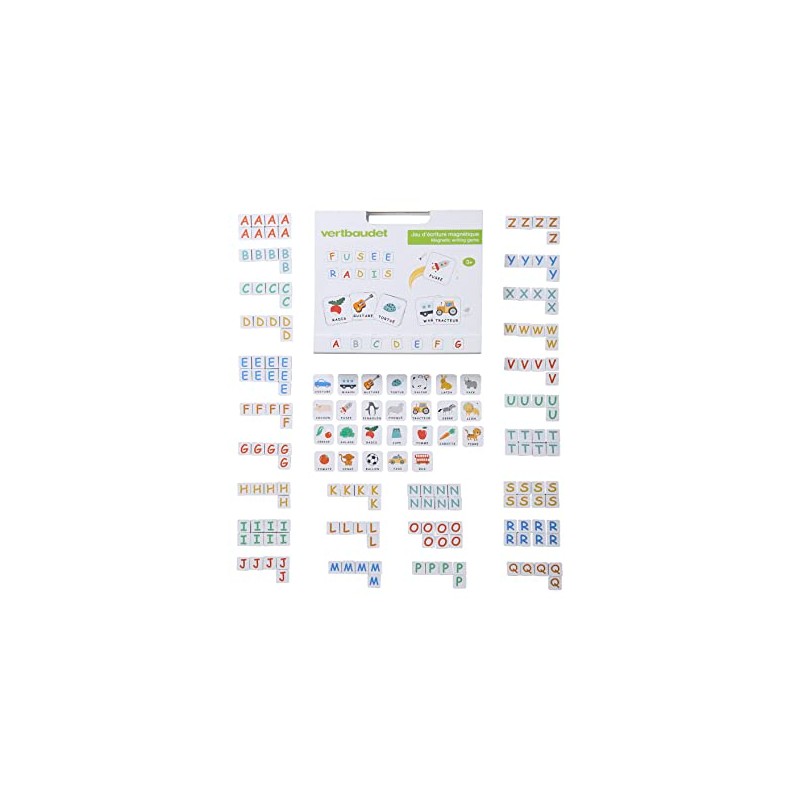 Vertbaudet Learning Box with Magnets French Beige