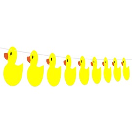 Cute Cartoon Little Yellow Duck Photo Banner Backdrop Flag Background Photo Booth Props Animal Farm Theme Decor for Ducky Duck Bday 1st Birthday Party Favors Supplies Decorations
