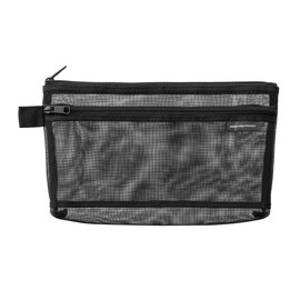 Midori 41832006 Pen Case, Mesh Pen Pouch, Black A