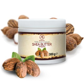 Whipped Shea Butter Refined 300 g - Butyrospermum Parkii - Natural Karité Body Butter - Body Butter - Massage - Intensive Care for Face - Body - Hair