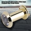 Door Viewer Security Peek Peephole Optical Glass 200 Degree Wide