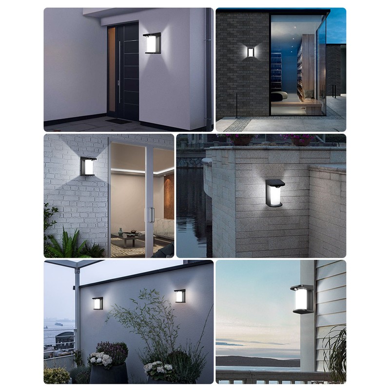 Motion Sensor Outdoor Lights Waterproof 120 Degree Sense Angle Solar