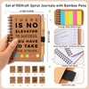 Yeaqee 150 Set Inspirational Gifts Spiral Notebooks with Sticky Notepads