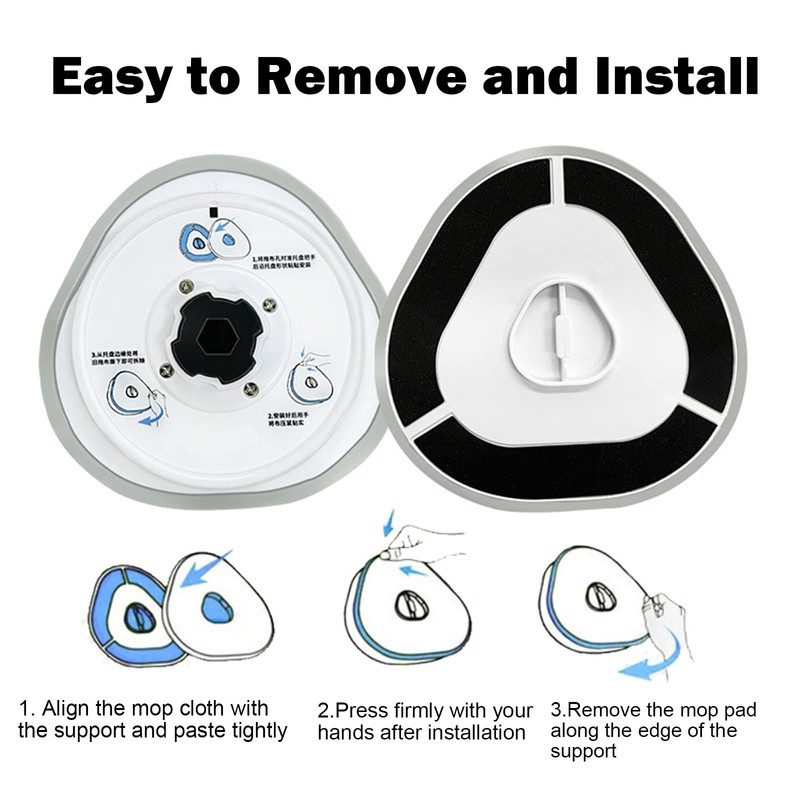 Replacement Mop Pad Holder Module with 4 Mop Pads Compatible