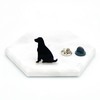 Black Dog Lapel Pin Badge. Hand Made Acrylic Gift For