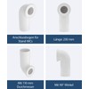 Sanitop-Wingenroth 21642 5 connection bend for stand WC | White