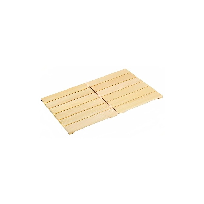 IPPINKA Japanese Hinoki Cypress Foldable Wooden Bath Mat - 22