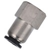 Female Straight Pneumatic Connecter Straight Pneumatic Quick Fitting Air Line