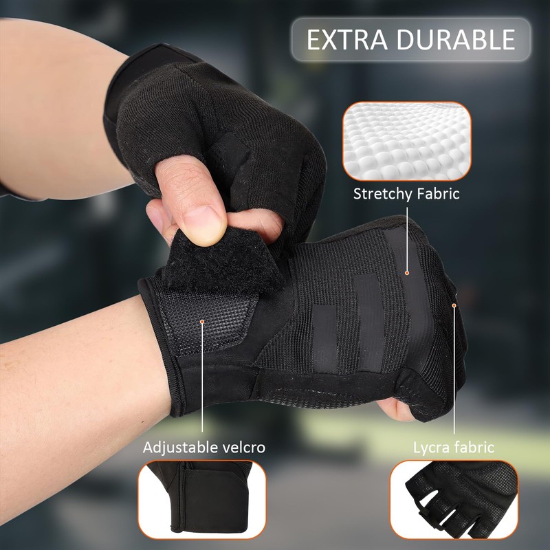 LEFAFA Workout Gloves for Men and Women, Weight Lifting Gloves