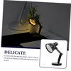 Operitacx Elegant Leaf Lamp Led Tabletop Night Light Soft Studying