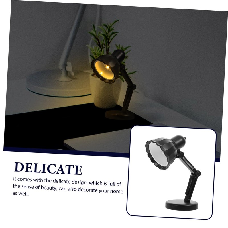 Operitacx Elegant Leaf Lamp Led Tabletop Night Light Soft Studying