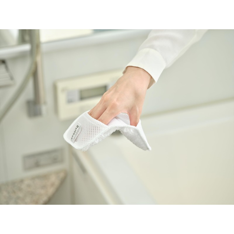 Yamazaki Sangyo 205981 Bath Cleaning, Sponge, Brush, Hand, Handy, Antibacterial,