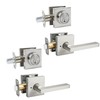 Exterior Door Lock Set with Deadbolt, Front Door Handle Set