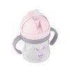 250ml Straw Cup Leak Proof Soft Spout Lovely Pattern Easy