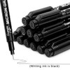 EASTHUA Set of 12 Micro-Pens, Fine Point, Fineliner Ink Pens,