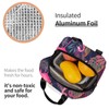 JIMOWANG Pink Flamingos Portable Lunch Bag Compact Tote Bag Reusable