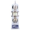 Lock Prolok 18POP Pomo cilíndrico bola función baño, latón antiguo,
