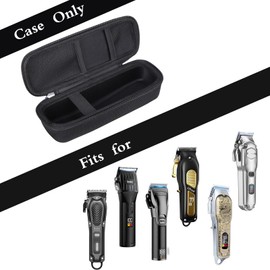 Case for Ufree for Novah® for Solati for ZUWSUJS for Jack & Rose for Romanda for Babyliss Hair Clippers - Hard Protective Travel Carrying Storage Organizer Bag (Black)