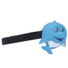 Kids Headlamp Blue Dolphin Shape Plastic 2 Lighting Modes Portable
