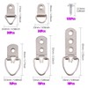 Swpeet 415Pcs Picture Hangers Kit with Screws, Heavy Duty Assorted