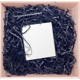 OEEKOI Crinkle Paper Filler 7oz Gift Box Filler for Gift Wrapping, Basket Filler Paper Shreds (Black, 7OZ)