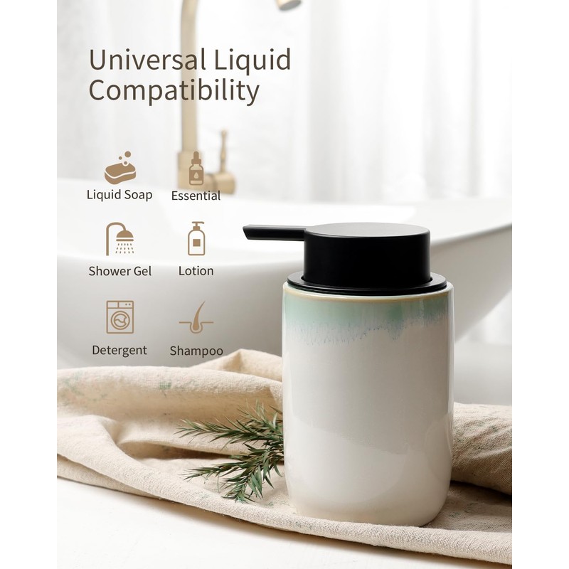 BosilunLife Foam Soap Dispenser, Hand Pump Dispenser for Kitchen Sink
