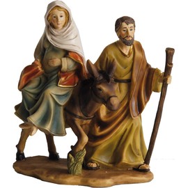 FADEDA Hostel Search/Height: 19 cm/Hand-Painted/Detailed Nativity Scene Figures - Christmas Table Decoration Nativity Accessories