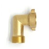 BUXIMN 90 Degree Water Hose Elbow for RV, Brass Hose